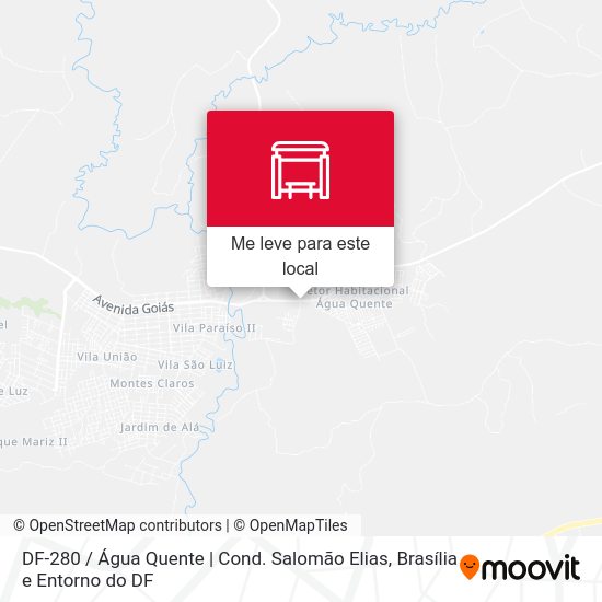 DF-280 / Água Quente | Cond. Salomão Elias mapa