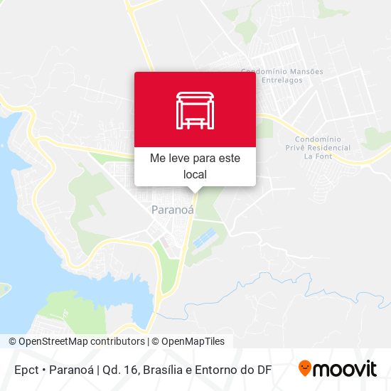 Epct • Paranoá | Qd. 16 mapa