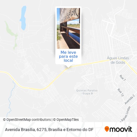 Avenida Brasília, 6275 mapa