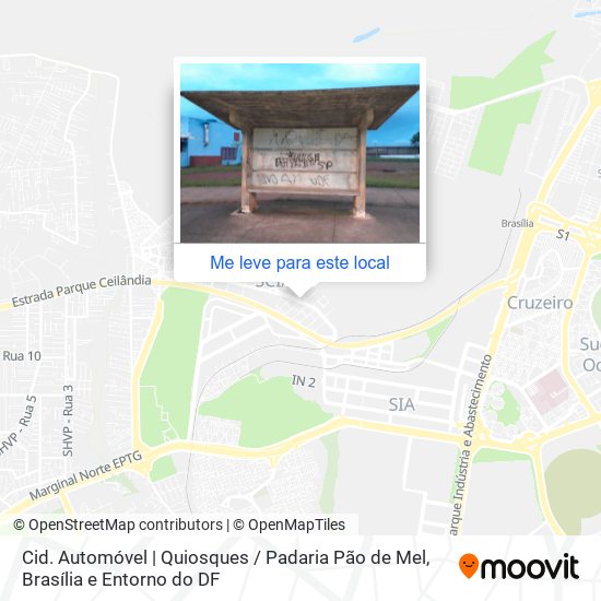 Cid. Automóvel | Quiosques / Padaria Pão de Mel mapa