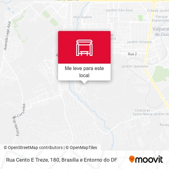 Rua Cento E Treze, 180 mapa