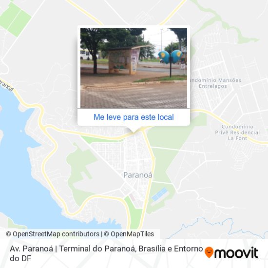 Av. Paranoá | Terminal Do Paranoá mapa