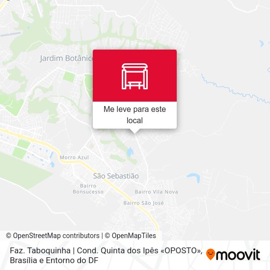 Faz. Taboquinha | Cond. Quinta dos Ipês «OPOSTO» mapa