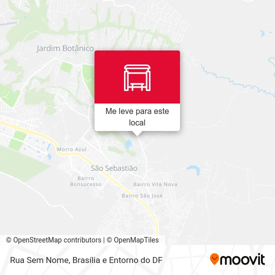 Rua Sem Nome mapa