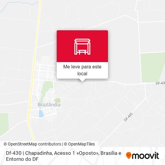 Df-430 | Chapadinha, Acesso 1 «Oposto» mapa