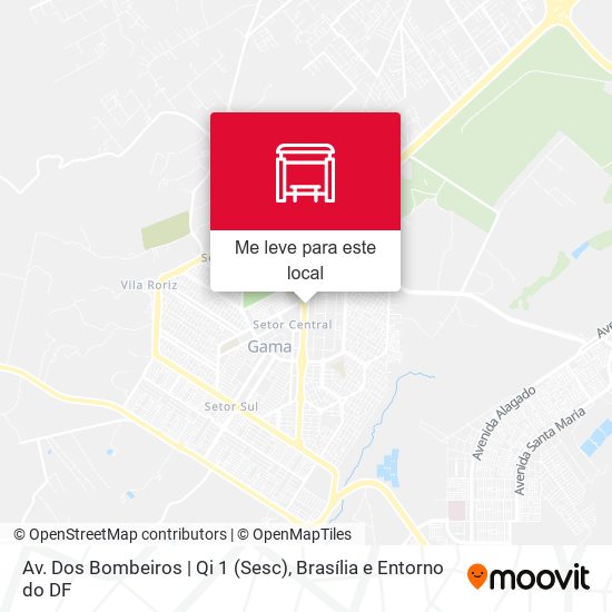 Av. Dos Bombeiros | Qi 1 (Sesc) mapa