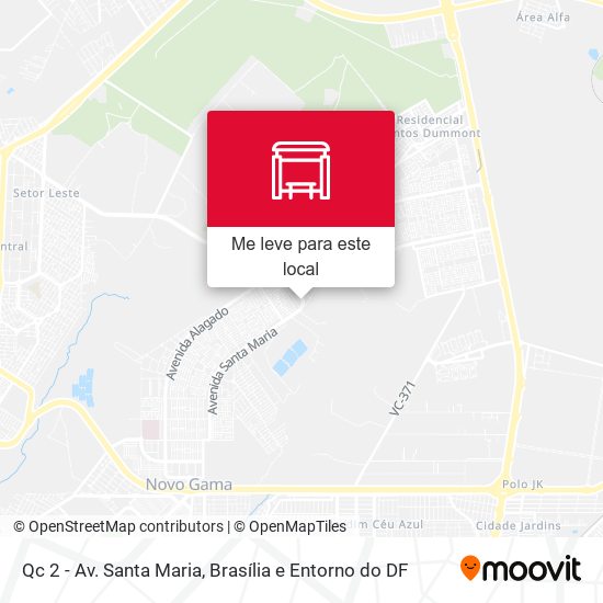 Como chegar até Clube Águas Correntes em Santa Maria de Ônibus?