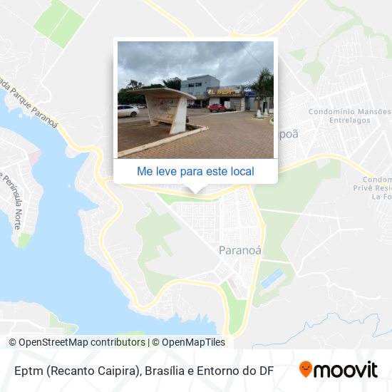 Eptm (Recanto Caipira) mapa
