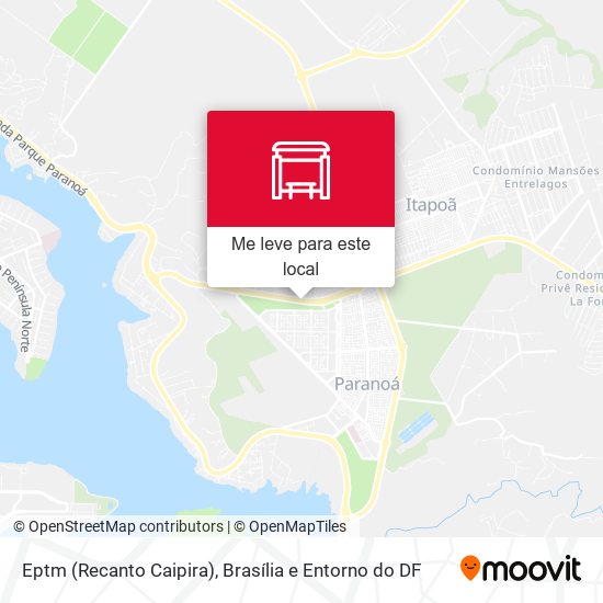 Eptm (Recanto Caipira) mapa