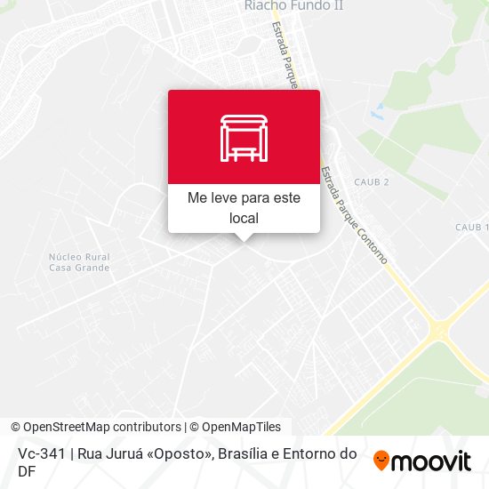 Vc-341 | Rua Juruá «Oposto» mapa
