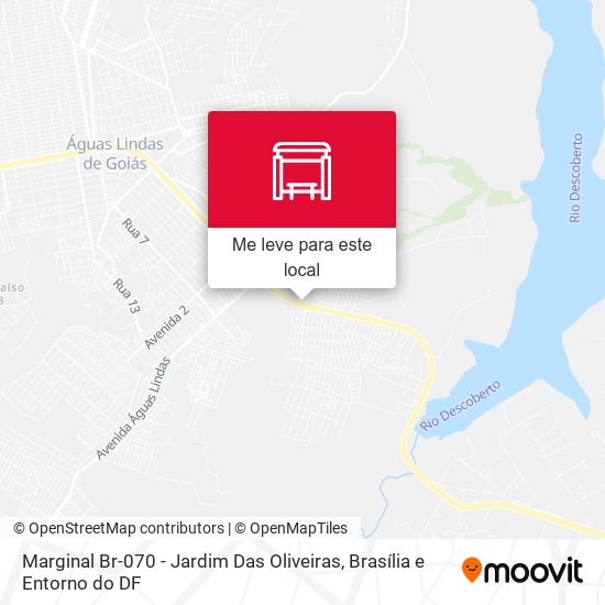 Marginal Br-070 - Jardim Das Oliveiras mapa