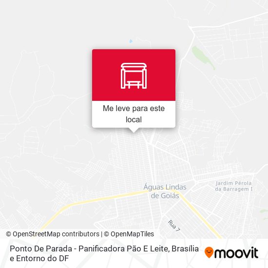 Ponto De Parada - Panificadora Pão E Leite mapa