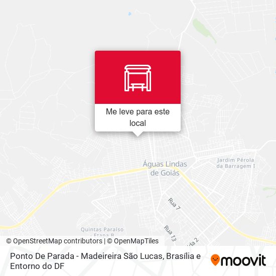 Ponto De Parada - Madeireira São Lucas mapa