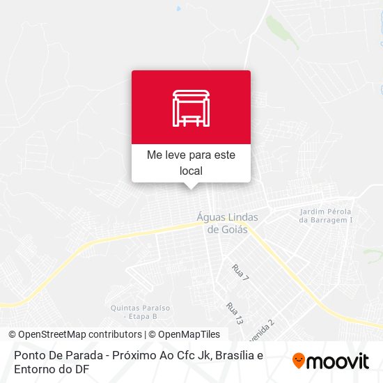 Ponto De Parada - Próximo Ao Cfc Jk mapa