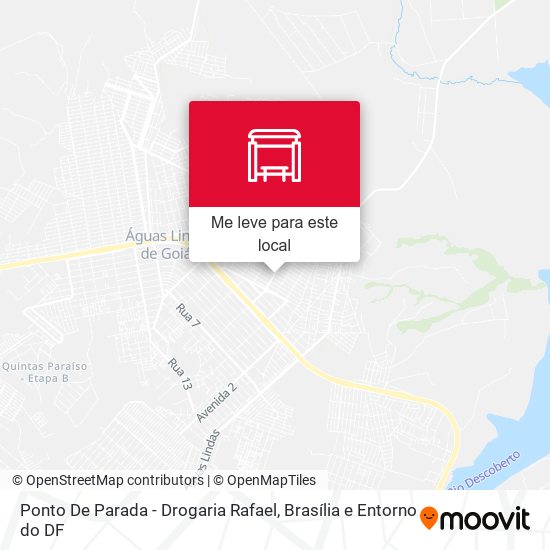 Ponto De Parada - Drogaria Rafael mapa