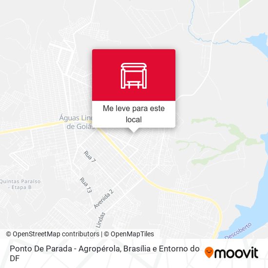 Ponto De Parada - Agropérola mapa