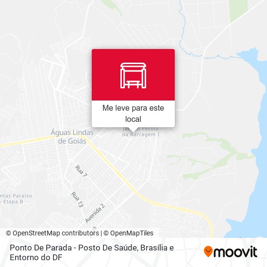 Ponto De Parada - Posto De Saúde mapa