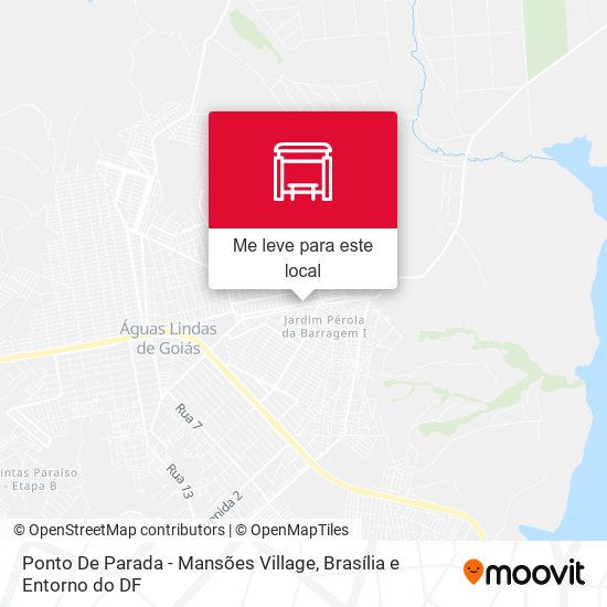 Ponto De Parada - Mansões Village mapa