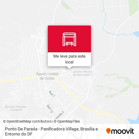 Ponto De Parada - Panificadora Village mapa