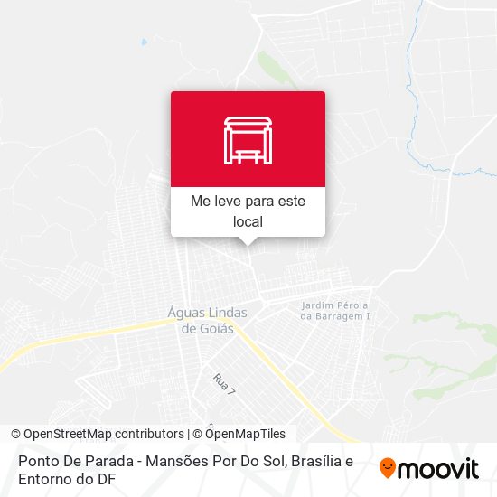 Ponto De Parada - Mansões Por Do Sol mapa