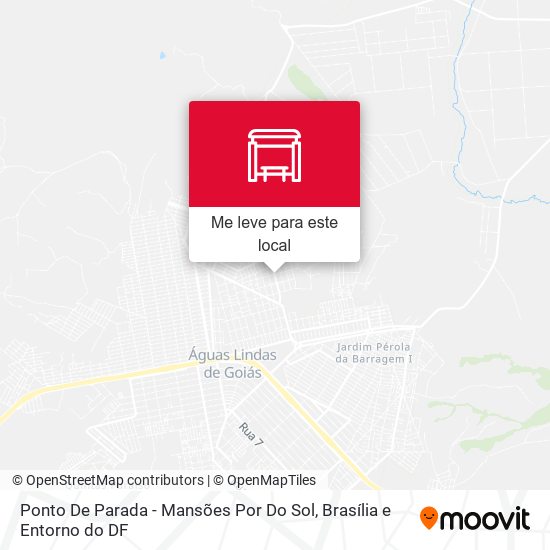 Ponto De Parada - Mansões Por Do Sol mapa