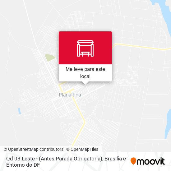 Qd 03 Leste - (Antes Parada Obrigatória) mapa