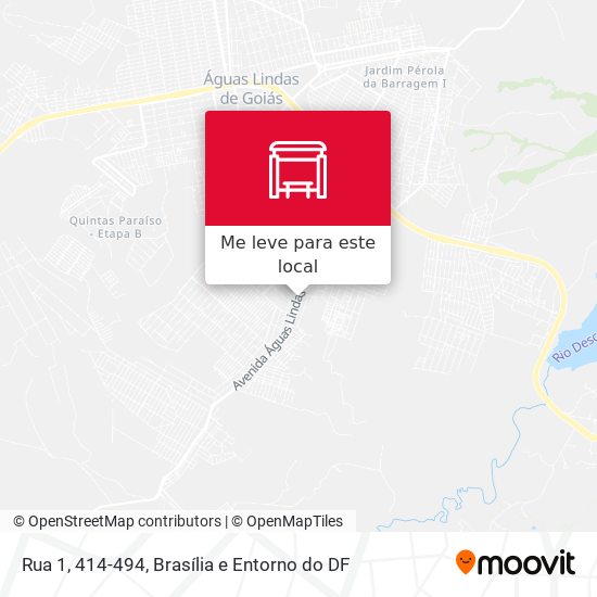 Rua 1, 414-494 mapa