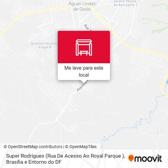 Super Rodrigues (Rua De Acesso Ao Royal Parque ) mapa