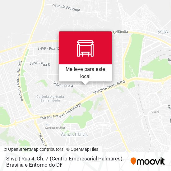 Shvp | Rua 4, Ch. 7 (Centro Empresarial Palmares) mapa