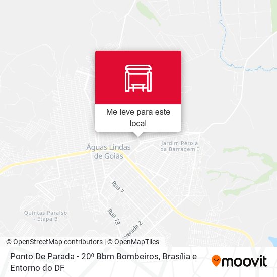 Ponto De Parada - 20⁰ Bbm Bombeiros mapa