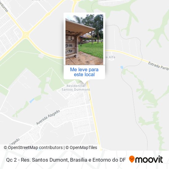 Qc 2 - Res. Santos Dumont mapa