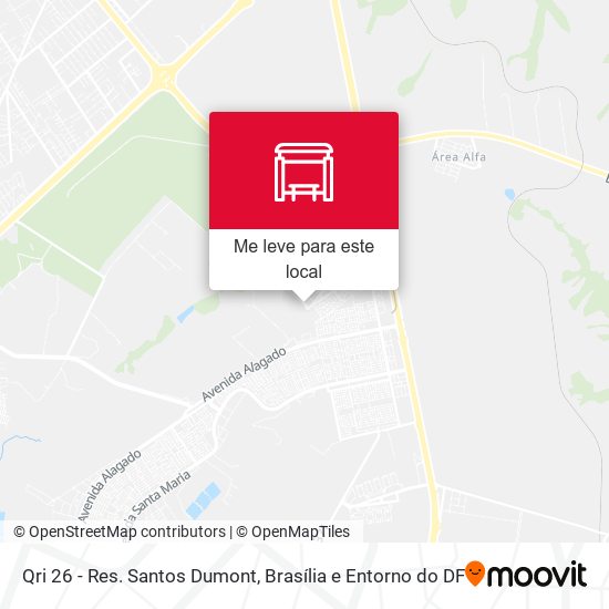 Qri 26 - Res. Santos Dumont mapa