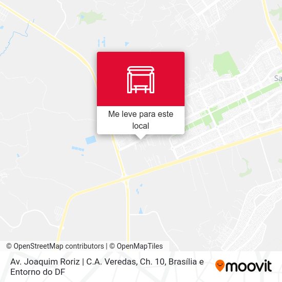 Av. Joaquim Roriz | C.A. Veredas, Ch. 10 mapa