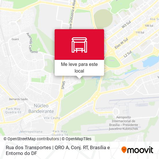 Rua dos Transportes | QRO A, Conj. RT mapa