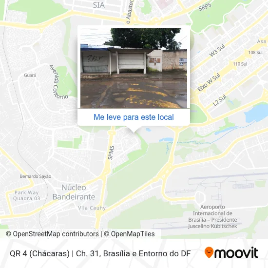 QR 4 (Chácaras) | Ch. 31 mapa