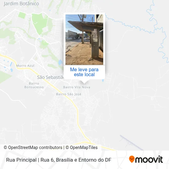 Rua Principal | Rua 6 mapa