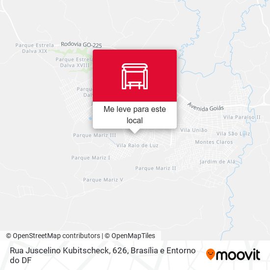 Rua Juscelino Kubitscheck, 626 mapa