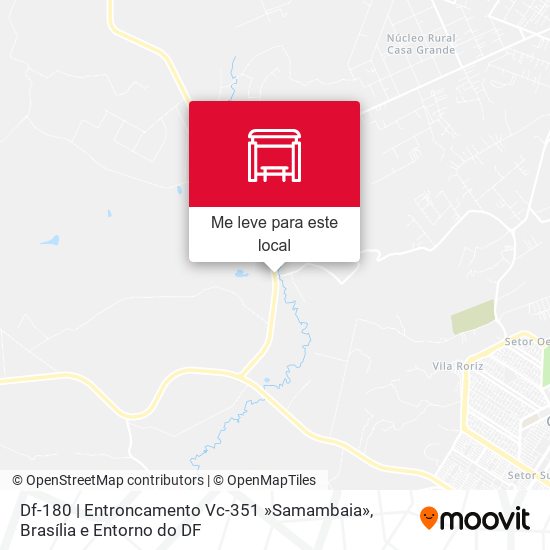 Df-180 | Entroncamento Vc-351 »Samambaia» mapa