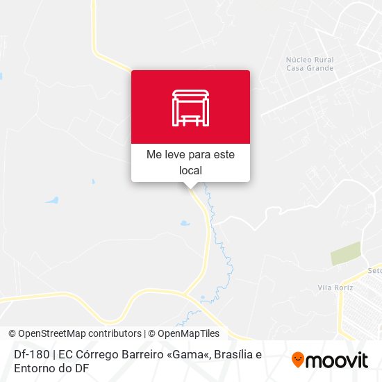 Df-180 | EC Córrego Barreiro «Gama« mapa