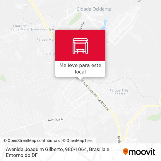 Avenida Joaquim Gilberto, 980-1064 mapa