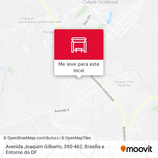 Avenida Joaquim Gilberto, 390-462 mapa