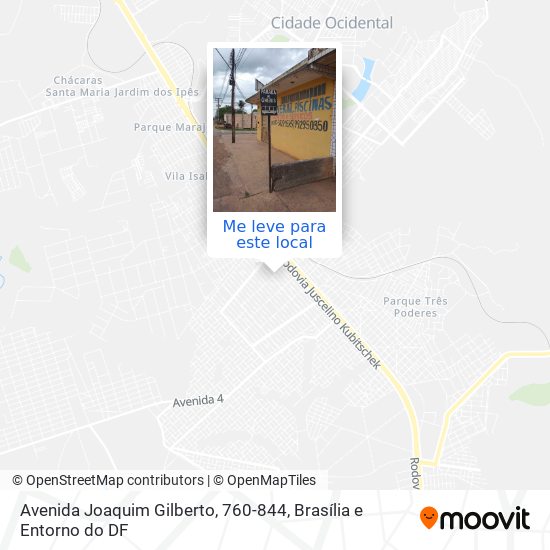 Avenida Joaquim Gilberto, 760-844 mapa