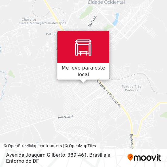 Avenida Joaquim Gilberto, 389-461 mapa