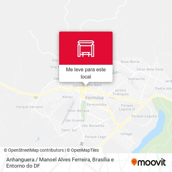 Anhanguera / Manoel Alves Ferreira mapa