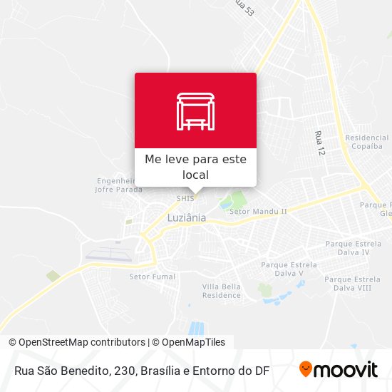 Rua São Benedito, 230 mapa