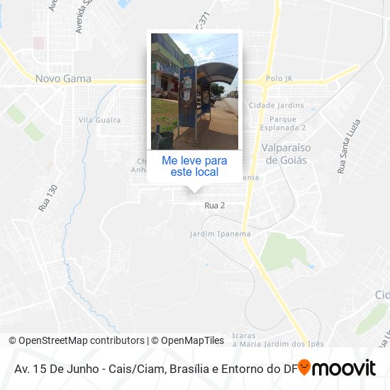 Av. 15 De Junho - Cais/Ciam mapa