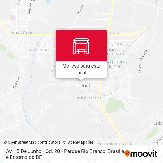 Av. 15 De Junho - Qd. 20 - Parque Rio Branco mapa