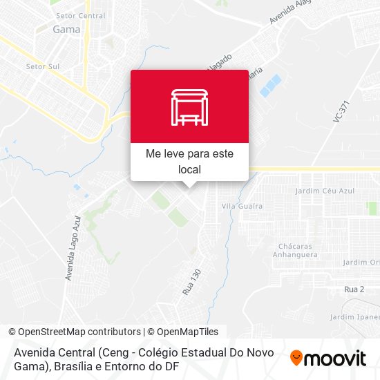 Avenida Central (Ceng - Colégio Estadual Do Novo Gama) mapa
