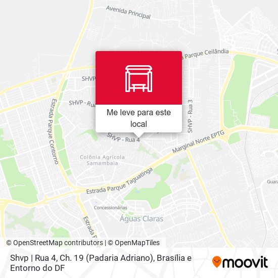 Shvp | Rua 4, Ch. 19 (Padaria Adriano) mapa