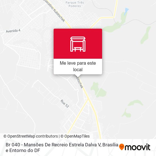 Br 040 - Mansões De Recreio Estrela Dalva V mapa